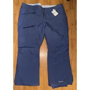 Columbia Women Omniheat Ski Snow pants sz 3X purple fun warm NWT $150